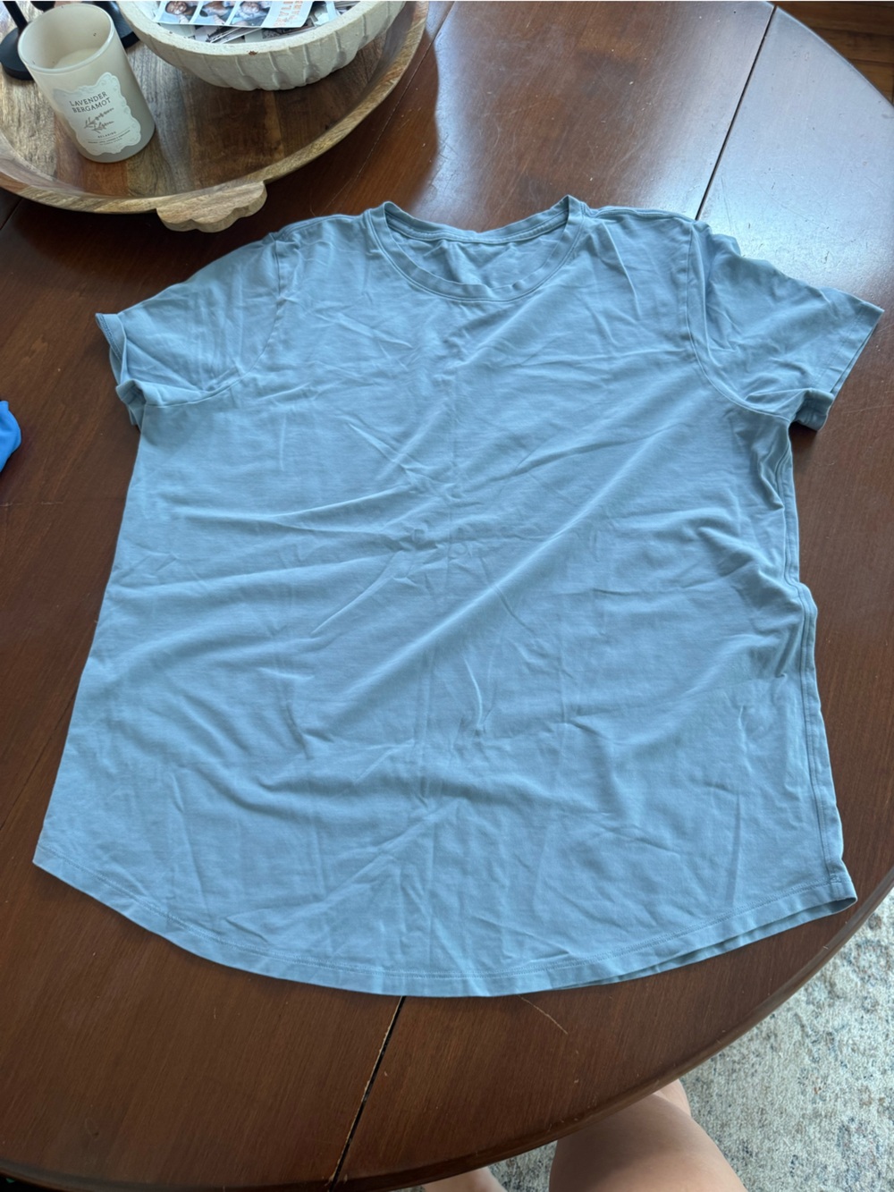 lululemon athletica Short Sleeve Tee in Light Blue